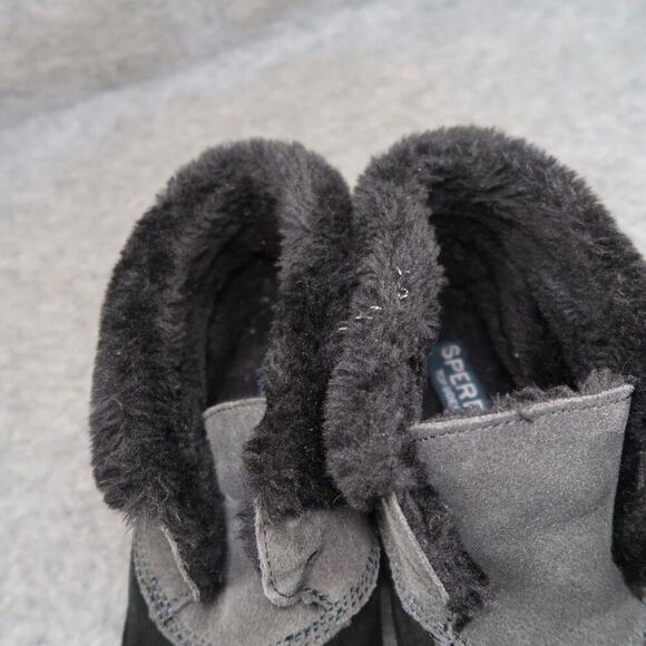 Sperry Shoes Womens 9 Duck Boot Slipper Chukka Elayna Leather Faux Fur Top Sider - Picture 13 of 14